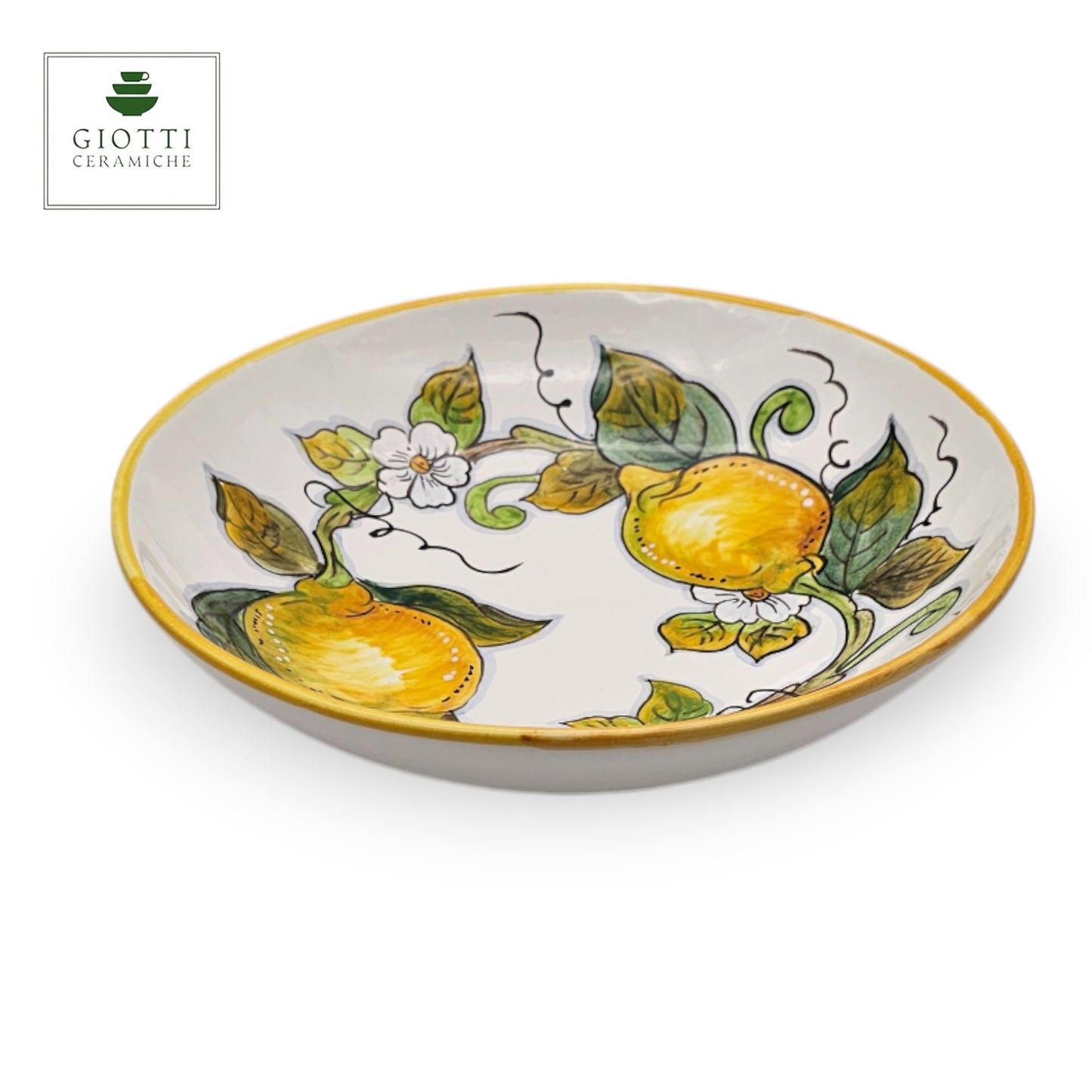 Lemon White Soup Bowl 24cm