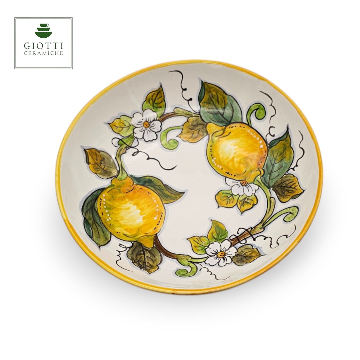 Lemon White Soup Bowl 24cm