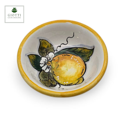 White Lemon Small Serving Bowls - Party Snack