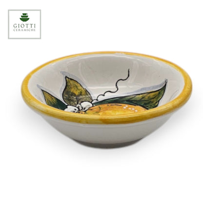 White Lemon Small Serving Bowls - Party Snack