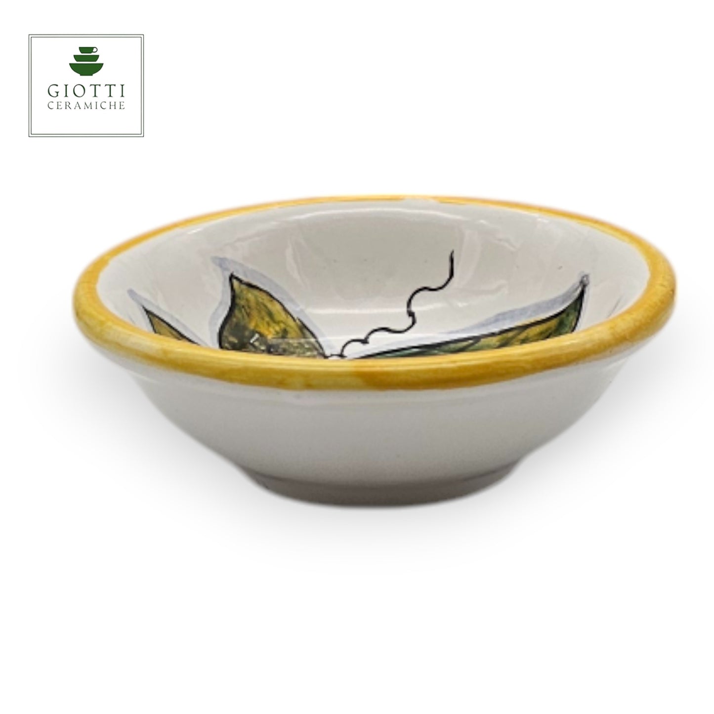 White Lemon Small Serving Bowls - Party Snack