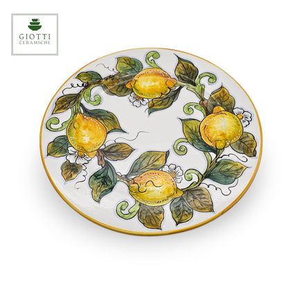 White Lemon charger plate 32cm