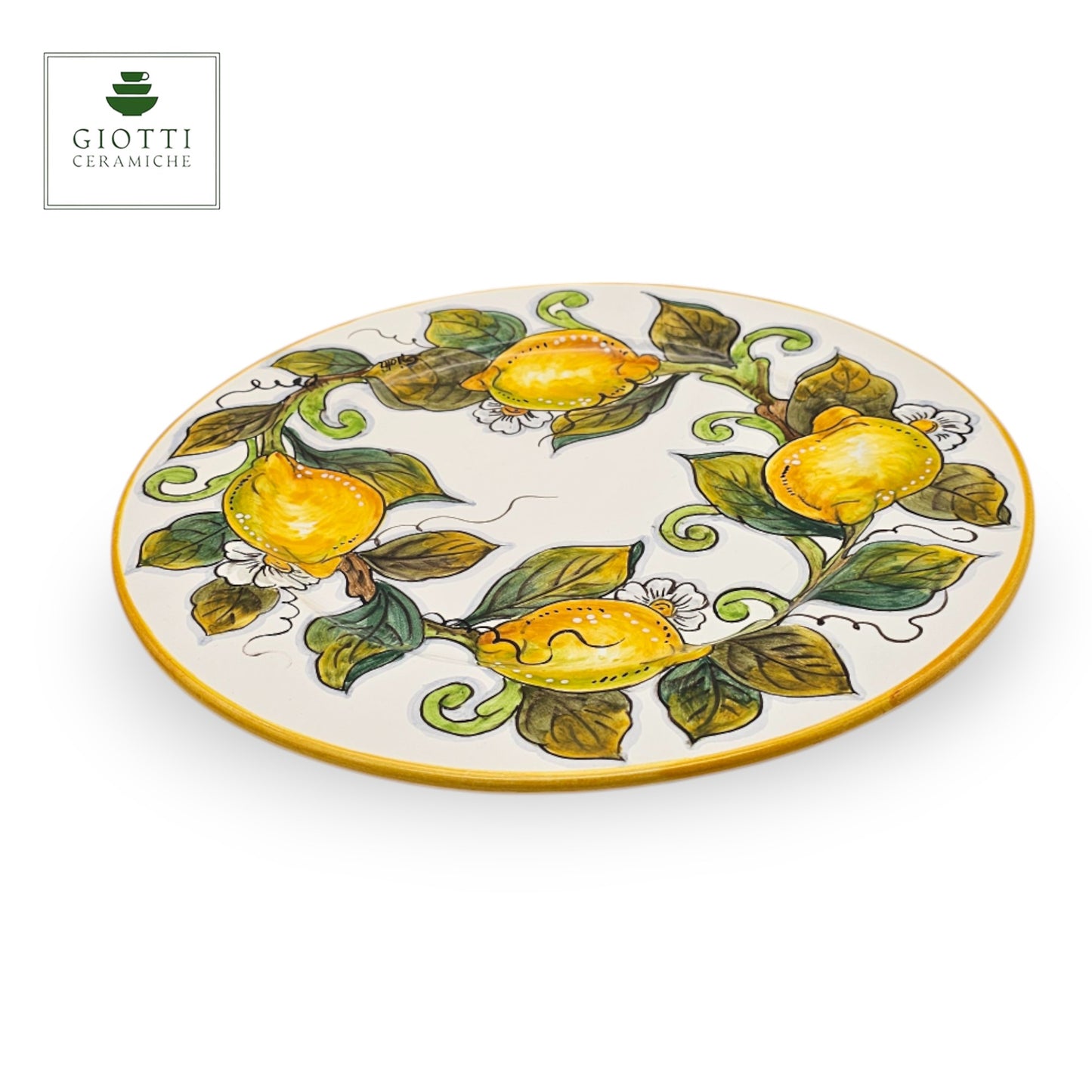 White Lemon charger plate 32cm