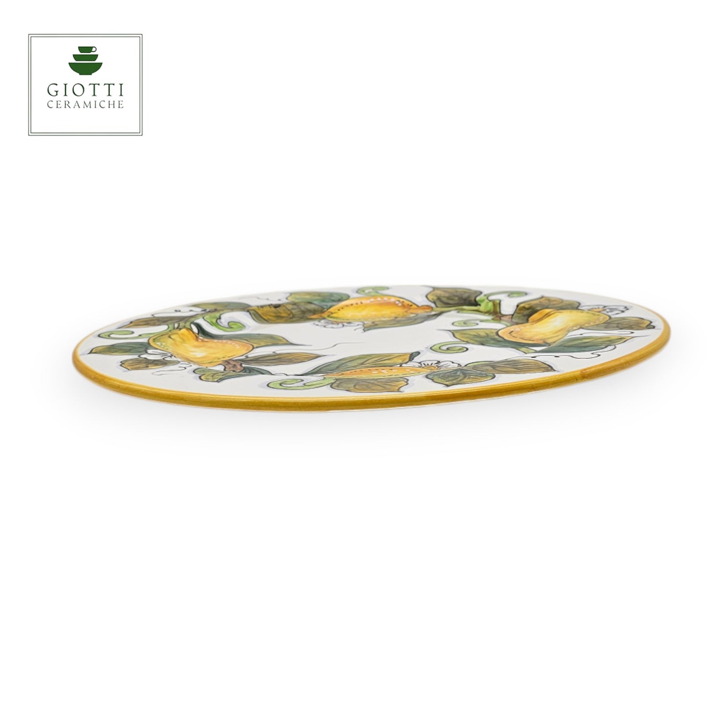 White Lemon charger plate 32cm