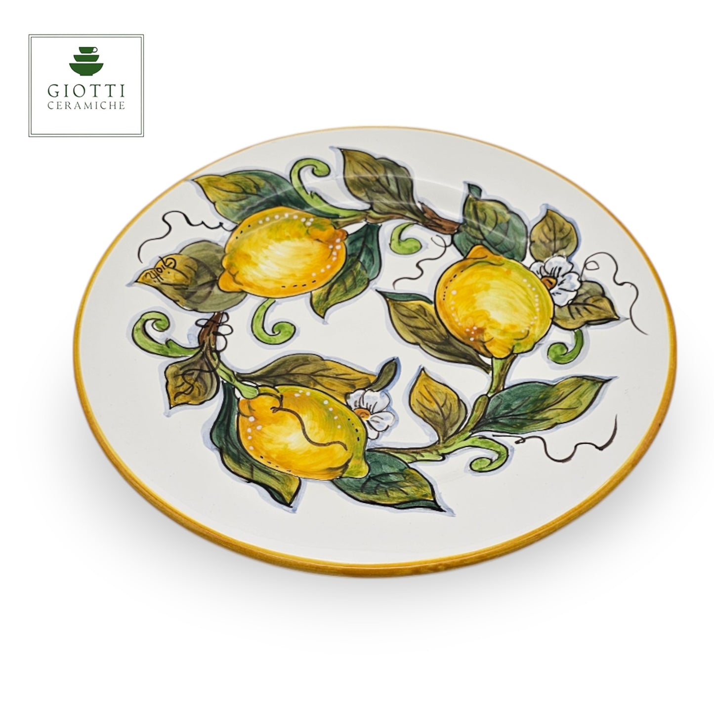 White Lemon Dinnerware Plate 29cm