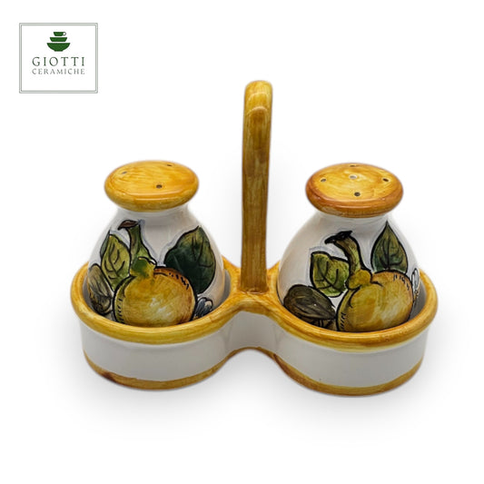 Lemon White Salt and Pepper shakers