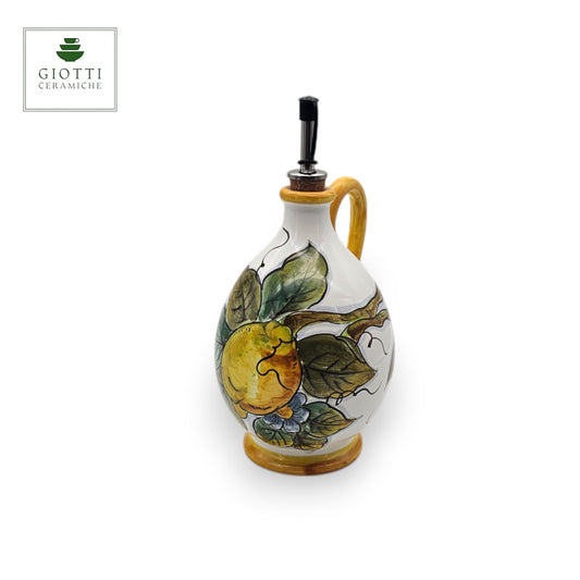 Lemon White Oil Bottle with handle