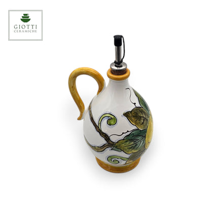 Lemon White Oil Bottle with handle