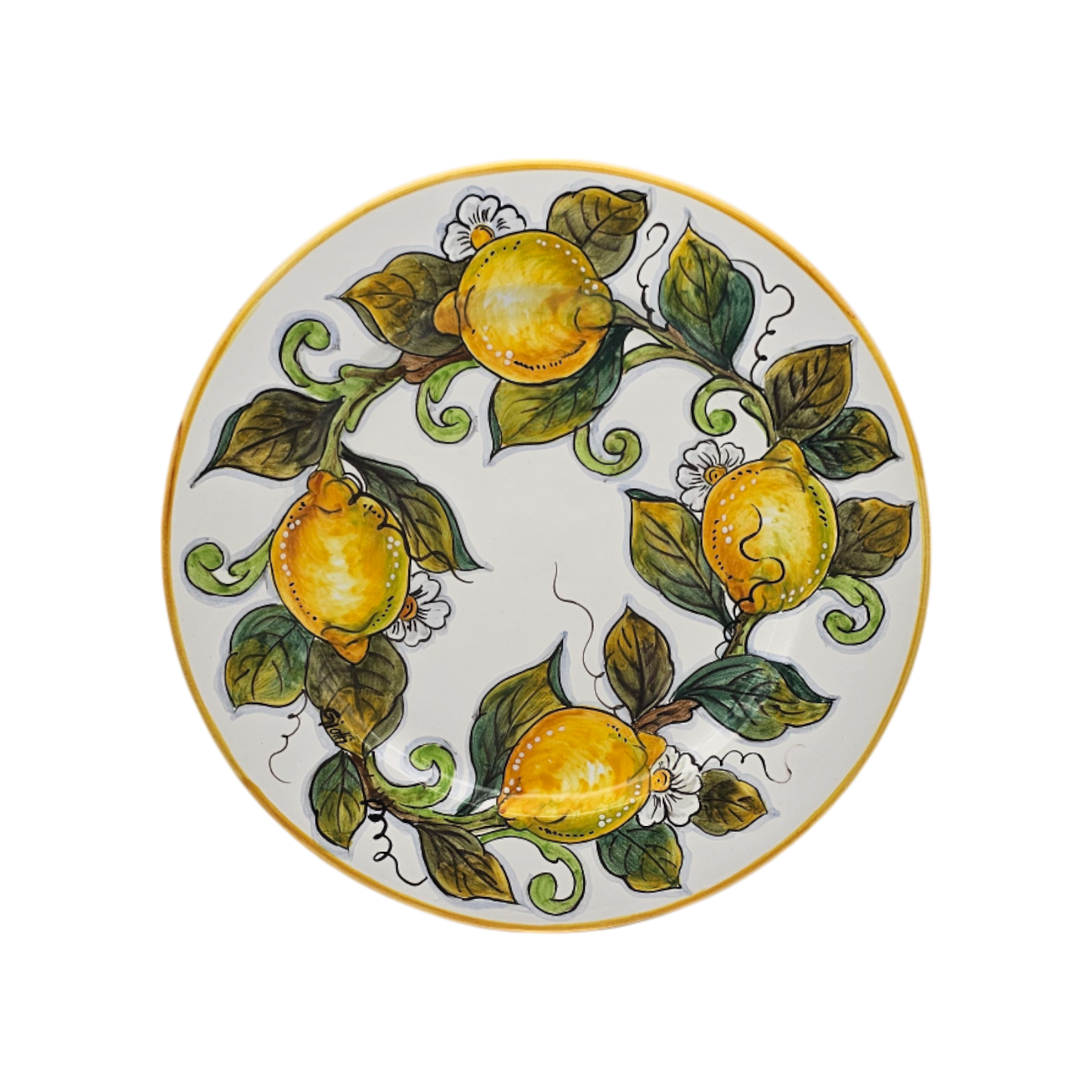 White Lemon charger plate 32cm