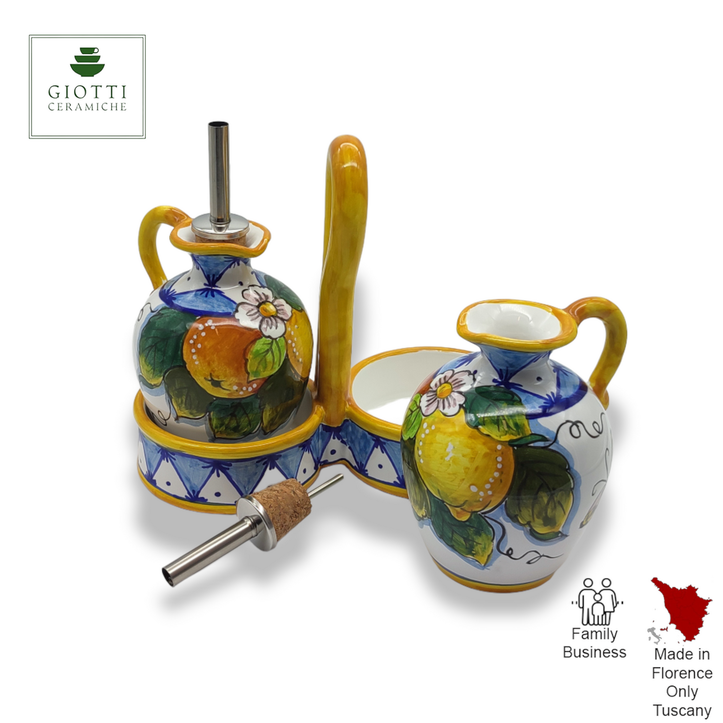 Ischia Orange and Lemons Oil and Vinigar Set
