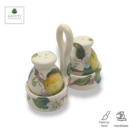 Lemon and Lemon Salt and Pepper shakers