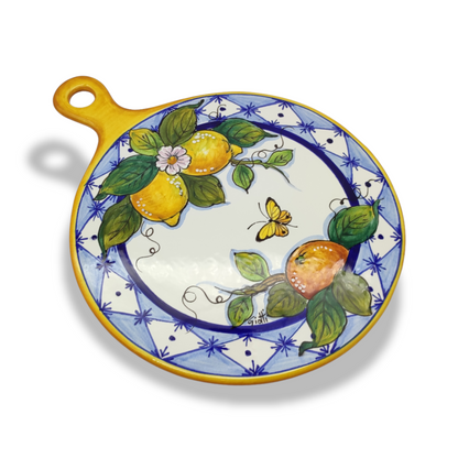 Ischia Orange and Lemons Cheese Board 26cm