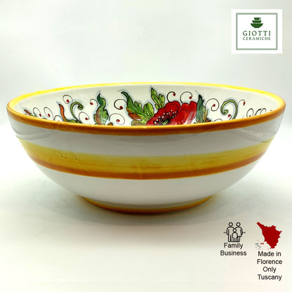 SunFlower and poppies Salad Bowl