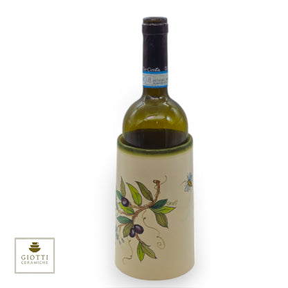 Olive Classic Ceramic Utensil Holder & Wine Cooler