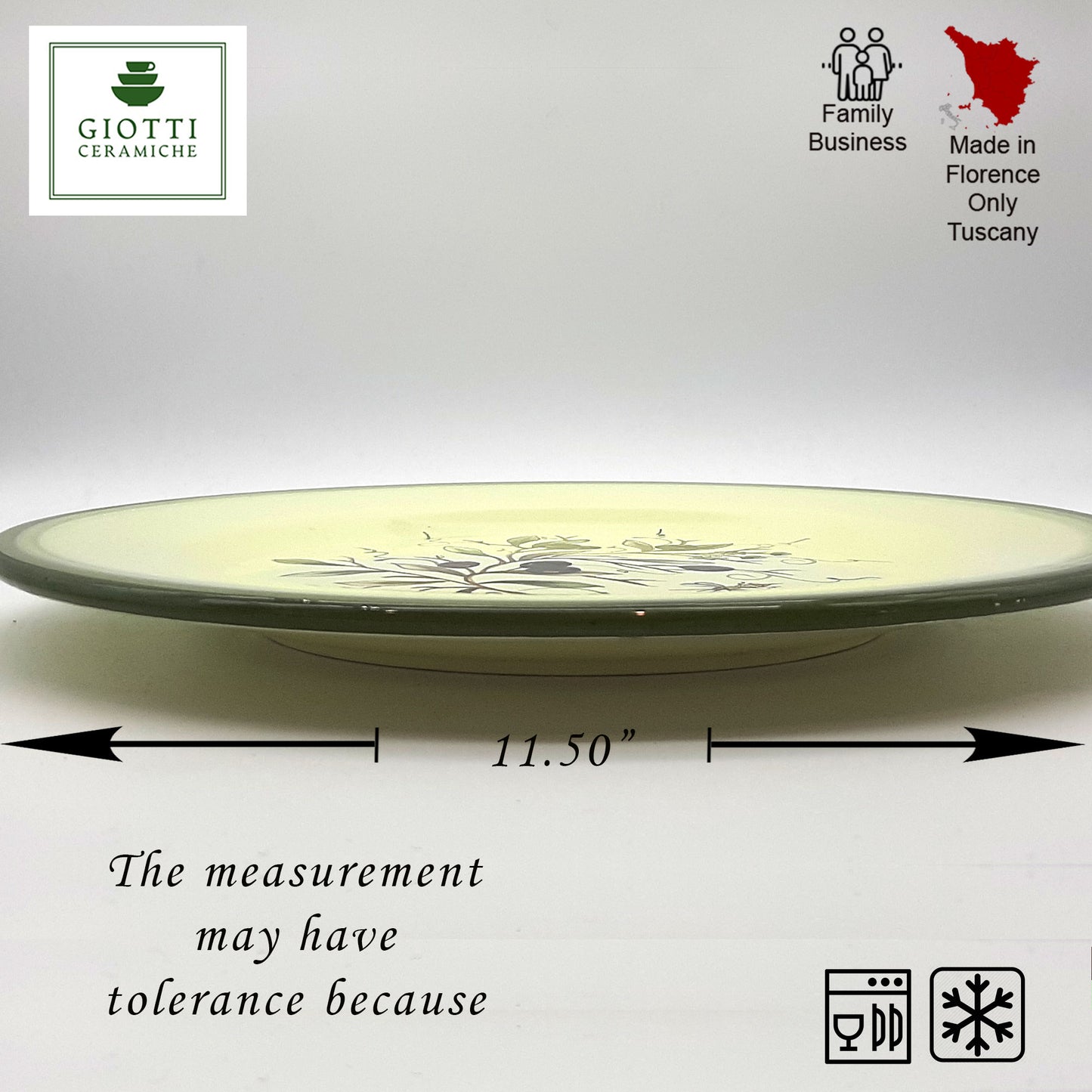Olive Classico Dinnerware Dish / Plate 29cm