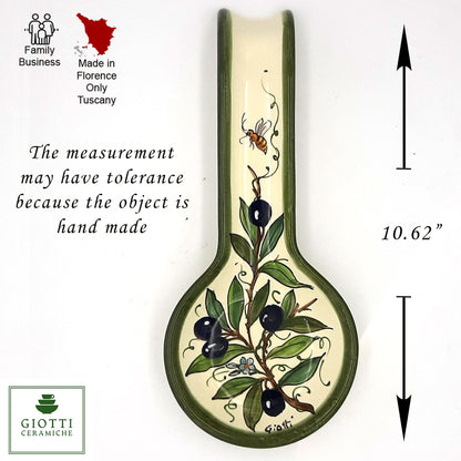 Olive Classic Spoon Holder