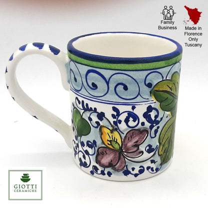 Elba Lemon Blue Curls Elba Mug